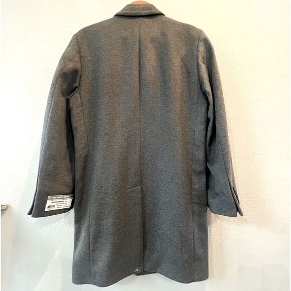 Michael Kors Wool Cashmere Blend Overcoat Walker Coat 36R Gray - Picture 8 of 14